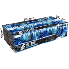 Kompaktný ohňostroj 200 ran / 25mm Best Price - Frozen