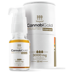 CannabiGold INTENSE olej 30% ( 3000 mg ) CBD - 12 ml