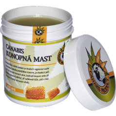 CANABIS Product konopná masť s včelím voskom 250 ml