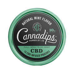 Žuvacie sáčky Cannadips pouches - Natural mint