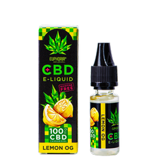 Euphoria CBD E-Liquid - Lemon OG 100 mg - 10 ml