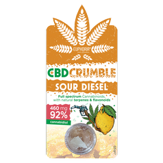 Euphoria  CBD Crumble - Sour Diesel 0,5g