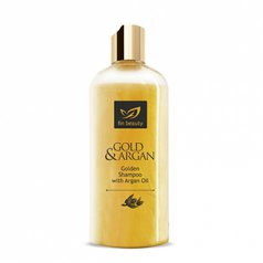 Šampón so zlatom a arganovým olejom