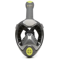 Celotvárová maska na potápanie MAX-05 - šedá