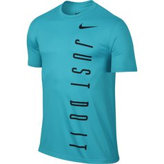 Pánske tričko NIKE LEGEND 2.0 VERTICAL,, JUST DO IT,, - OMEGA BLUE