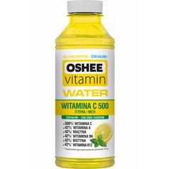 OSHEE ZERO vitamínová voda 555 ml - citrón-mäta