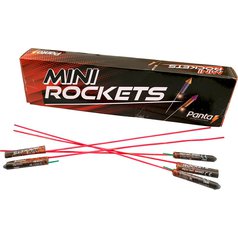 Pískajúce raketky Mini Rockets 50ks