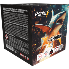 Pyrotechnika Kompakt X-Shark 16ran / 25mm
