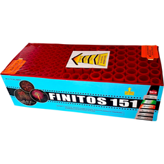 Kompaktný ohňostroj Finitos 151ran / 11,16 a 18mm