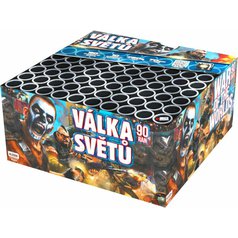 Pyrotechnika Kompaktny ohnostroj Válka Světů 90 ran / 20mm