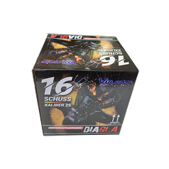 Kompaktný ohňostroj Diabla 16ran / 25mm