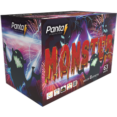 Kompaktný ohňostroj Monster - 63ran / 25,45mm