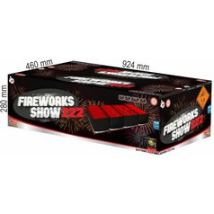 Kompaktný ohňostroj Fireworks Show 222ran / 30 a 50 mm