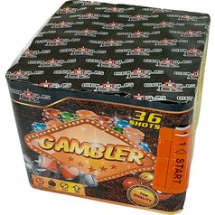 Kompaktný ohňostroj Gambler 36 ran / 20mm