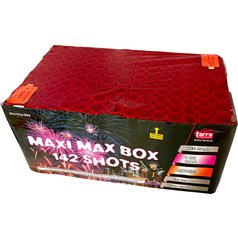 Kompaktný ohňostroj Maxi max box 142 ran / 20,25,30mm
