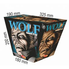 Ohňostrojový Kompakt 25ran / 30mm Wolf šikmý