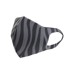 Rúško prateľné detské - zebra(polyester)